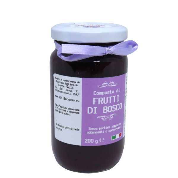 il Filo Rosso, Waldfruchtmarmelade extra, 200g
