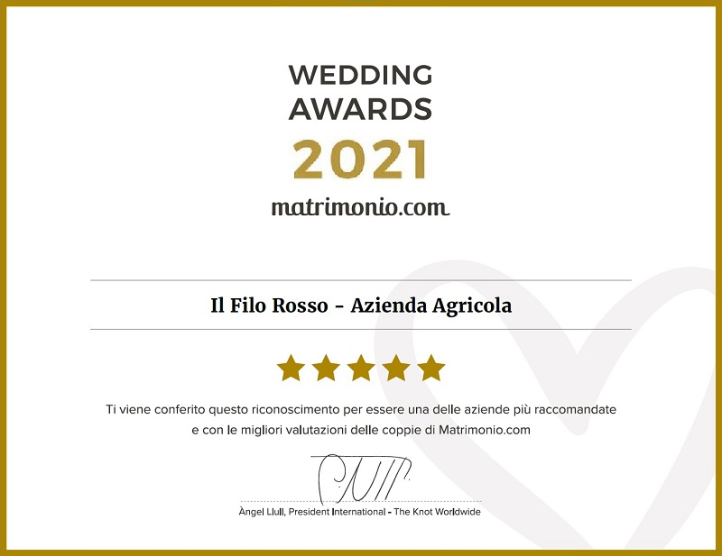 matrimonio.com wedding awards 2021