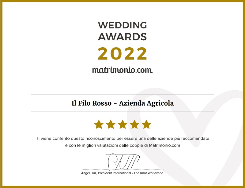 matrimonio.com wedding awards 2022